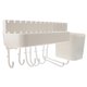 thumbnail image 1 of Pegboard Combination Kit 1Set White Plastic Wall Shelf Easy Install Remove for Home Use, 1 of 3