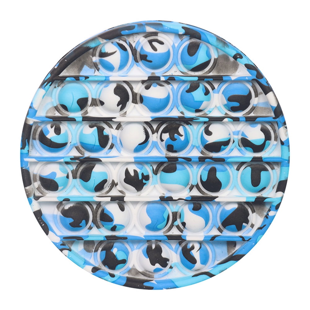 Round Graffiti Push Bubble Sensory Toy Pop it Fidget ...