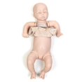 thumbnail image 2 of 19 pulgadas Blank Awake Baby Girl Doll Cabeza /4 brazos Piernas completas y medio cuerpo de silicona y cuerpo de t CUTICAT Kit de muñeca Reborn, 2 of 7
