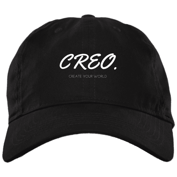Creo Skate Co Brushed Twill Unstructured Dad Cap