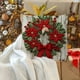 thumbnail image 5 of Seyotauo Christmas Linen Pillow Cover 18x18 inch with Imitation Embroidery Festive Patterns Cover for Farmhouse Bedroom Sofa Home Decor,Flax Craft for Christmas Pillow Cover,Hidden Zipper Easy to Use, 5 of 6