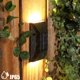 thumbnail image 3 of Lámpara de pared Solar inteligente IP65 para exteriores, impermeable, para balcón, valla, camino, jardín, decoración, 3 of 4