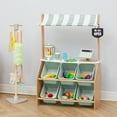 thumbnail image 6 of Teamson Kids Little Shopper Farmers' Market Play Stand with Removable Bins & Sign, 6 of 14