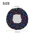 thumbnail image 6 of Easygdp Colored Hearts Shower Caps for Women, Double Waterproof Layers Shower Cap, Quick Drying Bath Hair Cap Reusable, 6 of 9