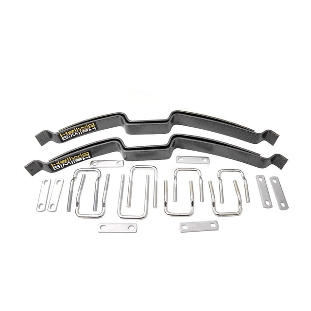 Hellwig Helper Spring Kit 61614 Leaf Spring Design; Spring Mount; 2500 Pound Load Capacity; Steel; With 2 Leaf Springs/U Bolts/Hardware