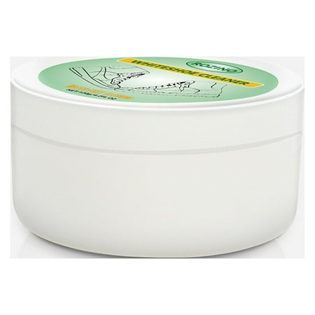 

AYktou White Shoe Cleaner No Wash Black Removing Yellow Removing Multifunctional Cleaning and Stain Removal Cream White Shoe Cleaning Cream with Sponge