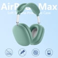 thumbnail image 2 of Funda de silicona Ensfomte AirPods Max USB-C 4 en 1, color verde pino, 2 of 6