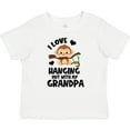 thumbnail image 3 of Inktastic Monkey I Love Hanging out with My Grandpa Boys or Girls Baby T-Shirt, 3 of 5
