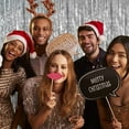thumbnail image 5 of 2 Pack Backdrop Birthday Decorations Foil Curtain Backdrop Streamers Dance Party Decorations New Years Eve Party Supplies（3.28×6.56ft）, 5 of 6