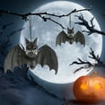 thumbnail image 5 of Uutvmp Halloween Hanging Resin Bat, Halloween Decoration Small Horror Hanging Ornaments, Outdoor Bat Decor for Front Yard Patio Lawn Garden Party Decor, 5 of 5