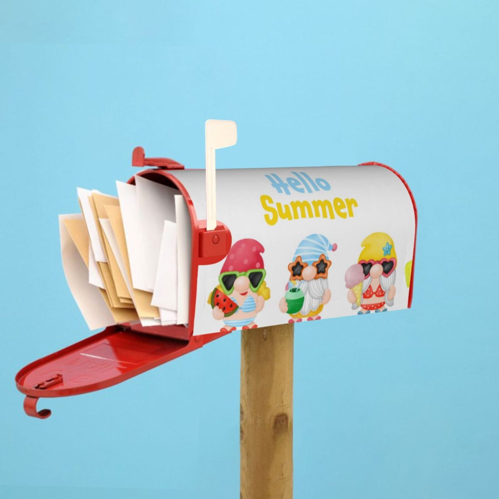 Kdxio Magnetic Mailbox Cover 21x18 in Mailbox Cover Outdoor Decoration Holiday Mailbox Covers for Home Garden Yard-21x18 in