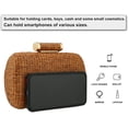 thumbnail image 3 of CAILDANL Straw Clutch Purse for Women Wedding Hand-Woved Evening Straw Handbag Party Wedding Summer Beach Bag Wicker clutch, 3 of 7