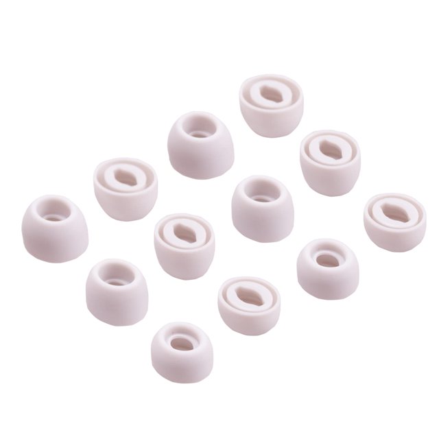 Juego De Almohadillas De Silicona De Repuesto Para Auriculares Samsung Galaxy Buds Pro, Caben En Estuche, 6 Pares (Blanco)