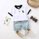 thumbnail image 1 of Traje de verano para niños Ropa para niños Ropa de algodón para bebés de manga corta, 1 of 4