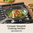 thumbnail image 3 of Calphalon Ceramic Nonstick 12-Piece Cookware Set, Silver Ash, 3 of 6