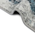 thumbnail image 6 of Unique Loom Kamala Washable Collection Area Rug - Tribal (5' 3" Round Ivory Gray/Blue), 6 of 7
