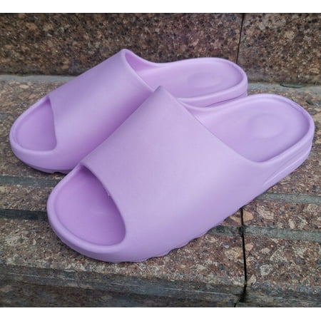 

2022 YEZY Fashion Couple Home Soft Slippers Thick Bottom Non-slip EVA Indoor Shoes Flat Slides Men s Women s Beach