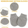 thumbnail image 2 of 6 pares de manoplas para recién nacidos, guantes para bebés y niños pequeños. Manoplas antiarañazos para bebés de 0 a 6 meses, tanto para niños como para niñas., 2 of 5