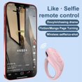thumbnail image 1 of Control Remoto Ring Remote Phone Controlador compatible con Bluetooth Cambiador de página inalámbrico Rosa Likrtyny Para estrenar, 1 of 6