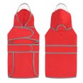 thumbnail image 4 of HDE Dog Raincoat with Clear Hood Poncho Rain Jacket for Small Medium Large Dogs Red XS, 4 of 7