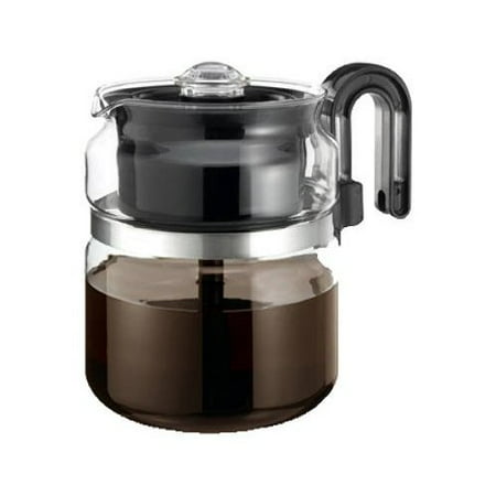 Cafe Brew Stovetop Glass Percolator - 8 CUP, 1.0 (Best Percolator Coffee Pot)