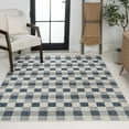 thumbnail image 4 of JONATHAN Y TUSCAN SUN 4 x 6 Area Rug, Darcy Traditional Geometric Bold Gingham - Navy/Cream, TSN201C-4, 4 of 9