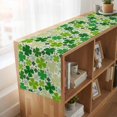 thumbnail image 6 of Table Runners 70 Inches Long Dress Scarves, St. Patrick's Day Farmhouse Coffee/Dining/Kitchen Table Decor, Holiday Table Runner, Lucky Shamrocks Spring Leaves Retro Plants 13x70 Inch, 6 of 9