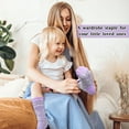 thumbnail image 4 of Skibeaut Girls Socks, Mid Calf Crew Socks 6 Pairs for Active Girls Boys Toddler Children 1-14 Years Old, 4 of 5