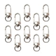 thumbnail image 5 of 10 Pcs Metal Swivels Lobster Clasps Keychain Clasps for Keyrings Findings Crafts Connector Jewelry Making, 5 of 8