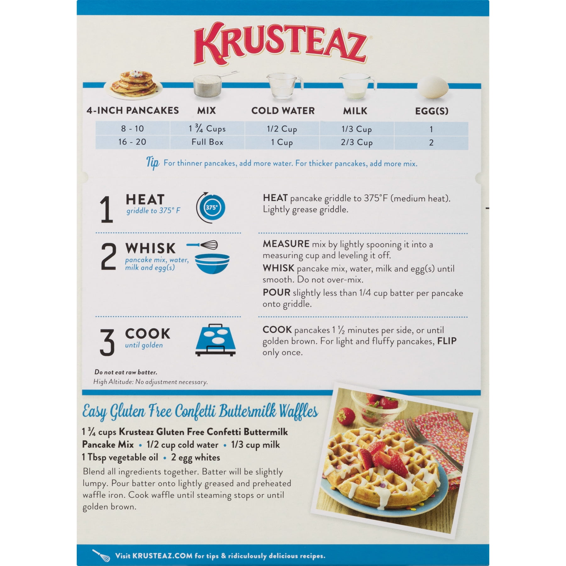 Krusteaz Buttermilk Pancake Mix Recipes
