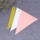 thumbnail image 2 of Banderas de cumpleaños de 3 metros para bebés Banderas de banderines de brillo multicolor Guirnalda Streamer Baby Room ry Decoración colgante (brillo dorado / blanco / rosa), 2 of 5
