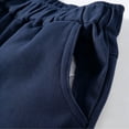 thumbnail image 5 of Chiccall Fashion Little and Big Kids Summer Suit Pants Thin Fully Elastic Waist Trousers Pants Solid Color Pocketed Tapered School Season Uniform Pants for Boys and Girls, 5 of 7