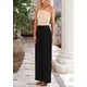 thumbnail image 4 of Conjunto de 2 Piezas para Mujer PRETTYGARDEN Top Corto de Canalé y Pantalones Negros XS, 4 of 8
