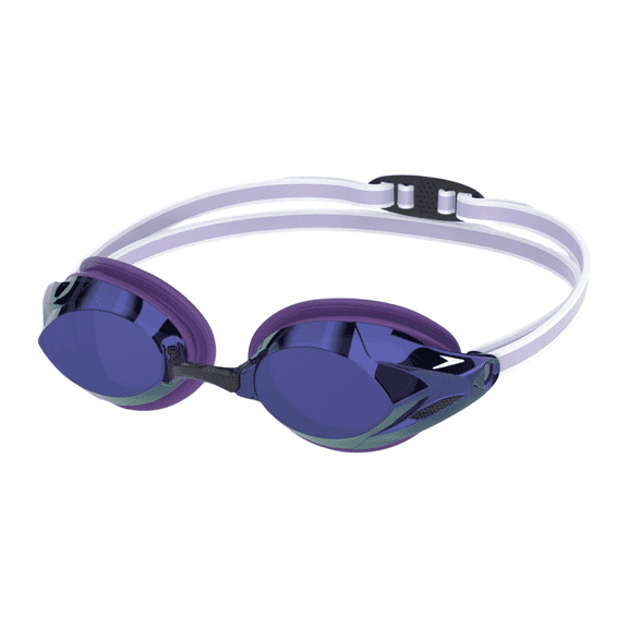 Speedo Women's Vanquisher 3.0 Mirror Anti-Fog Swimming Goggles, Purple