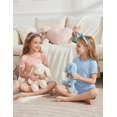 thumbnail image 4 of Arshiner Girls Pajamas Loungewear Snug Fit Pjs Set Kids Sleepwear | Cute and Comfy Pajamas for Girls & Kids, Soft Pjs Tops and Elastic Waist Shorts 2-12Y, 4 of 5