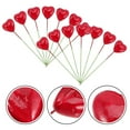 thumbnail image 3 of 50 packs Heart Shaped Cake Insert Cupcake Picks Creative Fruitcake Toothpick Decor Bride Miss, 3 of 9