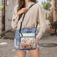 thumbnail image 5 of ZUXONGSY Abstract Painted Floral Print Multipurpose Crossbody Bags for Women Leather Shoulder Handbags Travel Purse Casual Sling Hobo Bag with Zipper Pocket for Working Shopping, 5 of 7