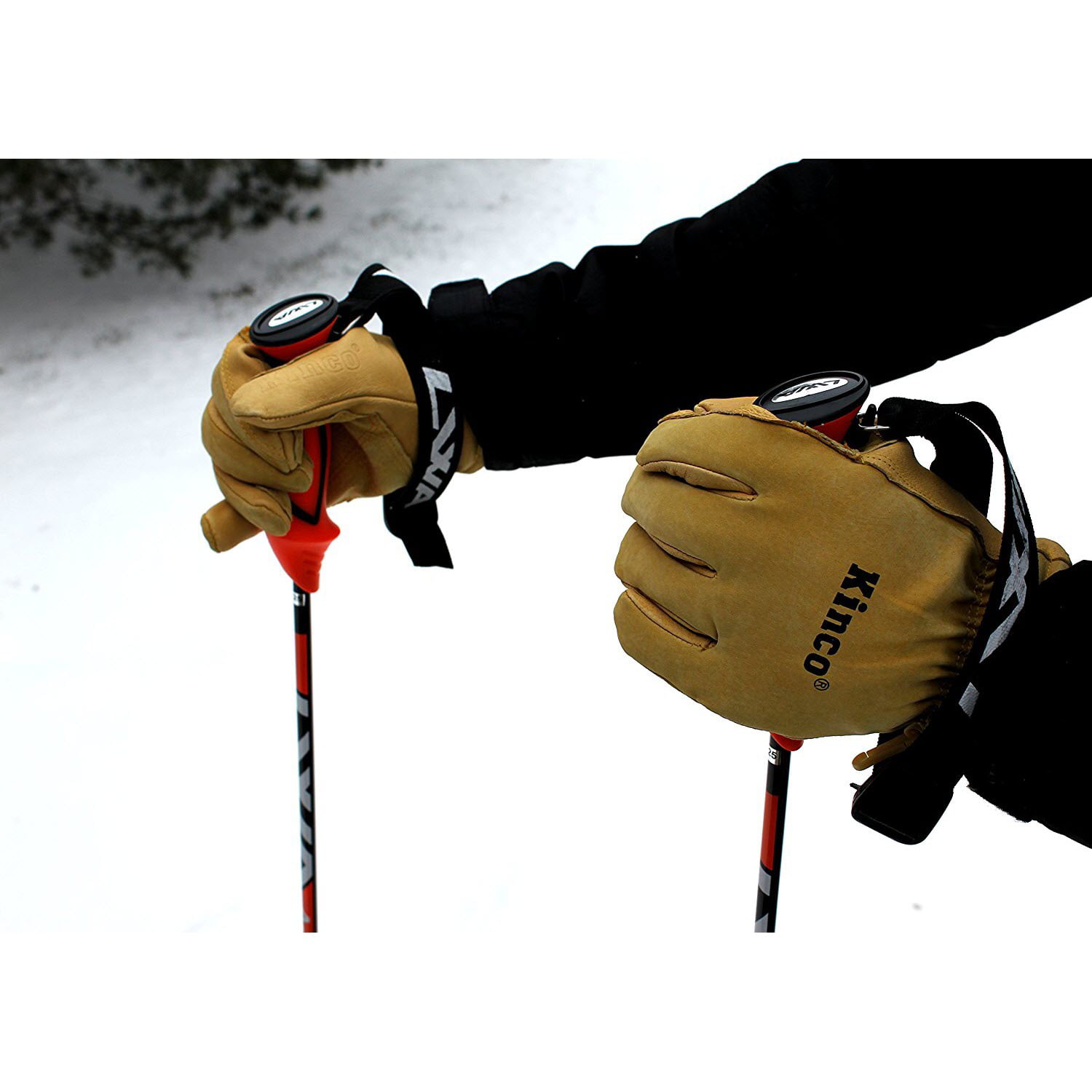 Kinco 901-S Ski Glove,Small,Tan,Pr 