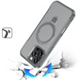 thumbnail image 3 of For iPhone 16 PRO MAX Case Shockproof Magnetic Circle Stand + Tempered Glass, 3 of 4