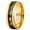 Golden7.5, variant on New Tungsten Steel Ring, Black Ring With Pattern Of Golden ECG, Couple Ring, High-Quality Black Tungsten Ring For Men, Fashion Engagement Wedding Band,Black-10