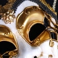 thumbnail image 4 of Jiibva Venetian Comedy Mask Exquisite Decoration Jester Masks for Party Holloween, 4 of 7