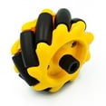 thumbnail image 4 of Pour Roue de Mécanum pour Connecteur de Moteur Omni Roue Pneu pour Robot Intelligent (Roue*4) 97MM (L+R) Couplage, 4 of 9
