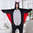 thumbnail image 1 of Kigurumis-Mono de Navidad con cremallera para mujer y niña, pijama de animales familiares, ropa de casa suave y cálida, monos para adultos, traje de dibujos animados, 1 of 4
