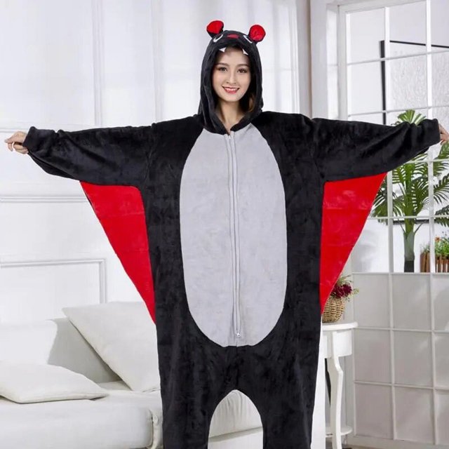 Kigurumis-Mono de Navidad con cremallera para mujer y niña, pijama de animales familiares, ropa de casa suave y cálida, monos para adultos, traje de dibujos animados