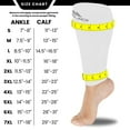 thumbnail image 6 of Wide Calves Opaque Unisex Footless Compression Socks 20-30mmHg White, 5X-Large, 6 of 9