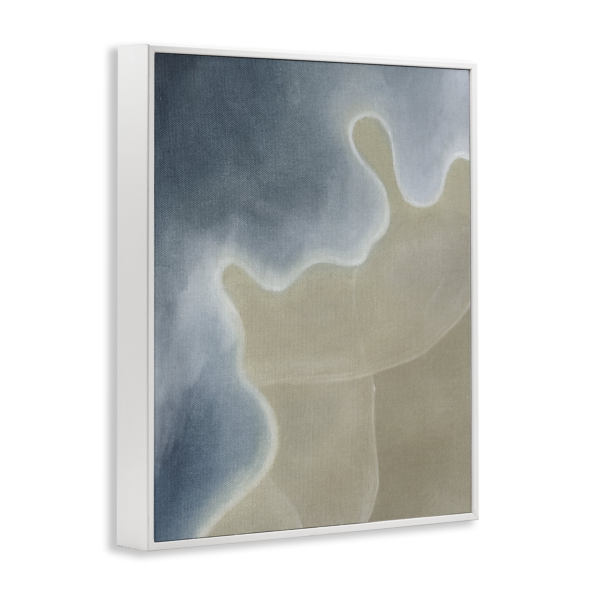 Stupell Industries Turning The Tides Abstract White Framed Giclee Art, design by Grace Popp