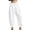 White, variant on PXLKNZH Sweat Pants for Women Elastic Waisted Fleece Cinch Bottom Lounge Pants Casual Loose Fit High Rise Jogger Sweatpants Black,M