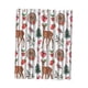 thumbnail image 2 of Cortina de Ducha Navideña de 180x200 Cm Accesorios de Decoración Navideña Lavable con 12 Ganchos Cortina de Baño Versátil Hecha de Tela Impermeable Estilo B, 2 of 9