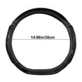thumbnail image 3 of Honeycomb Leather Car Steering Wheel Cover, Non-Slip Universal Wheel Protector for Men and Women, Fashionable D-Shaped Grip, Comfortable Anti-Slip Interior Accessory, 3 of 6