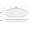 thumbnail image 2 of Centric 105.0803 Posi-Quiet Ceramic Brake Pad with Shims, 2 of 4